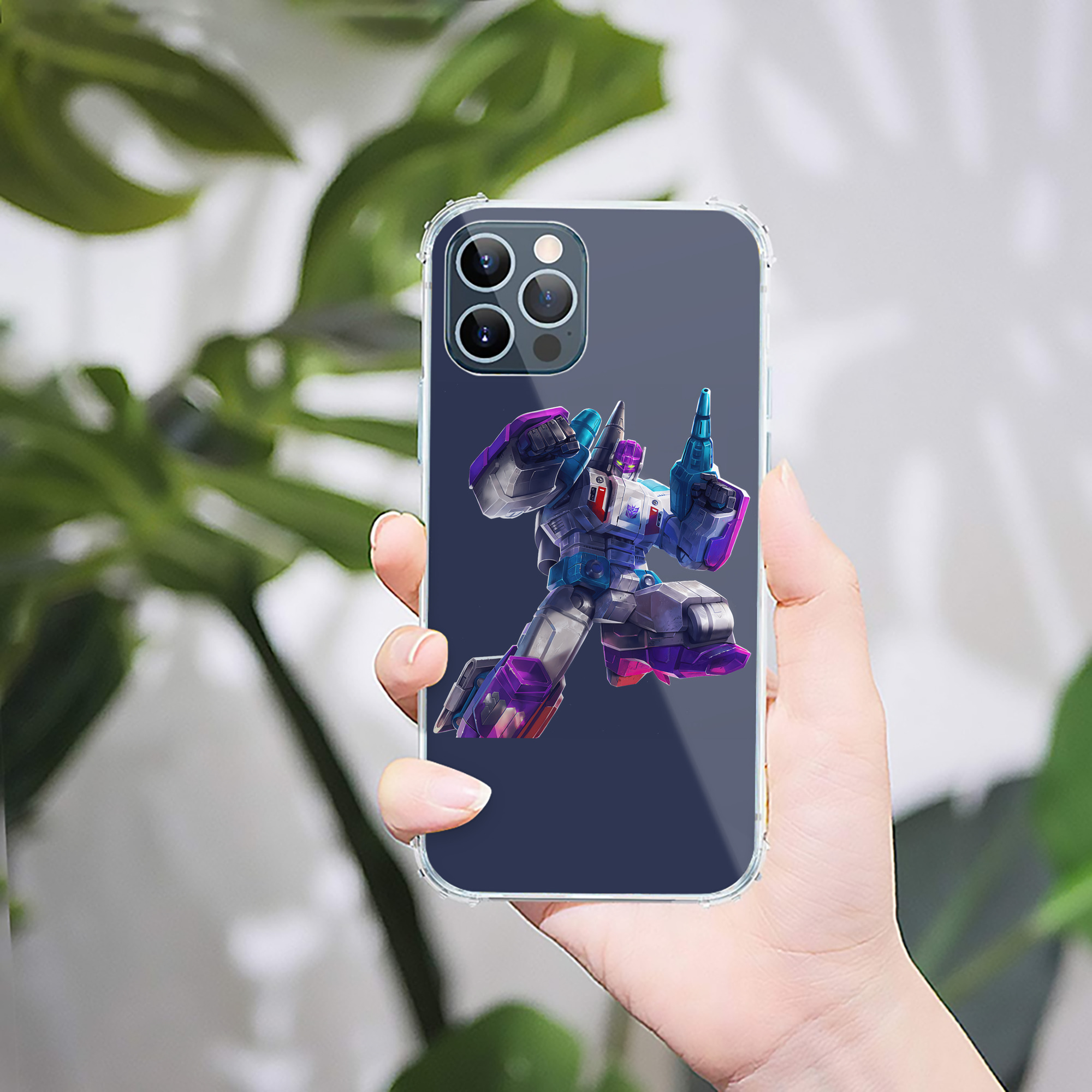 （画像用） Transformers トランスフォーマー 【iPhone 12シリーズ対応】透明スマホケース（クリアソフトケース）